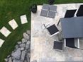 Photo du client Dalles en travertin Silver, terrasse avec salon