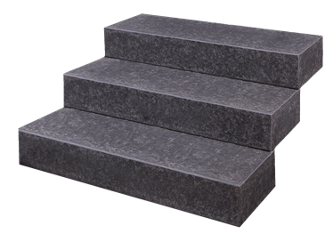 Blocs marches en basalte Takeda avec fond vide