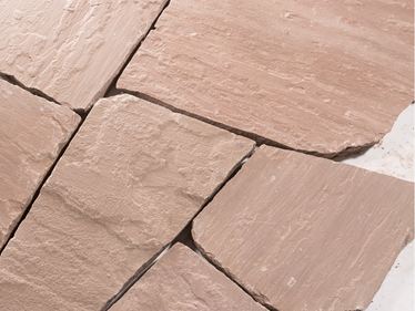 Les dalles polygonales en grès Modak