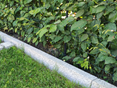 Bordure de pelouse Silver Granit Classico avec gazon